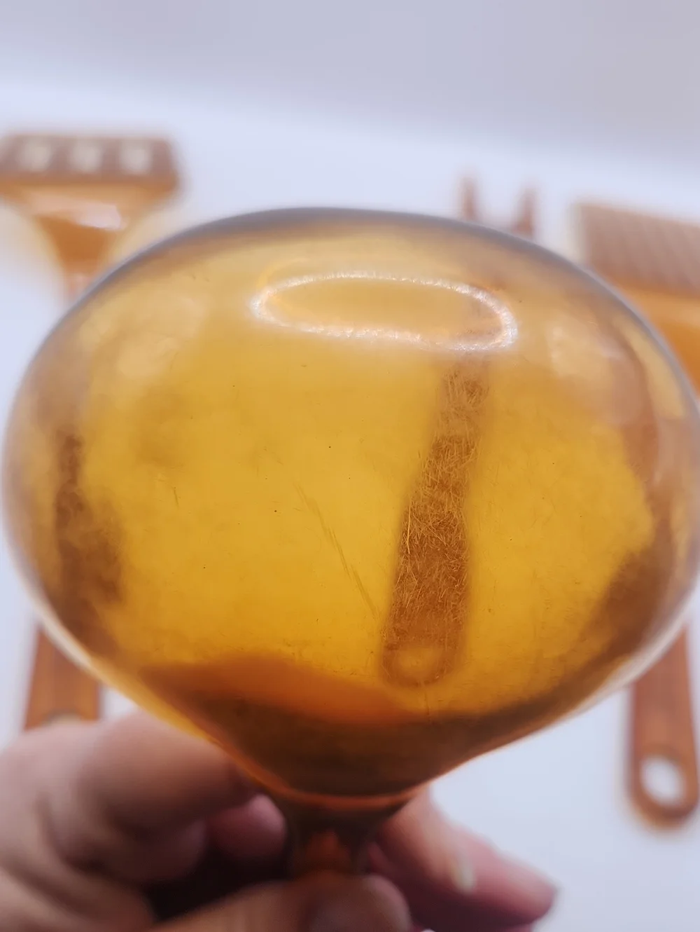 Vintage Ultratemp Amber Utensils Set 4 Piece USA Made